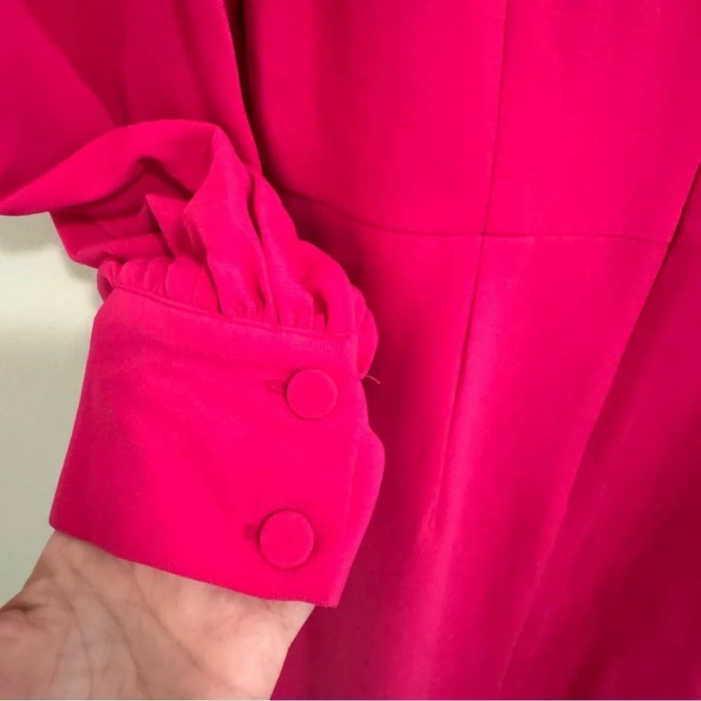 Sergio Hudson for Target Hot Pink Long Sleeve Dress